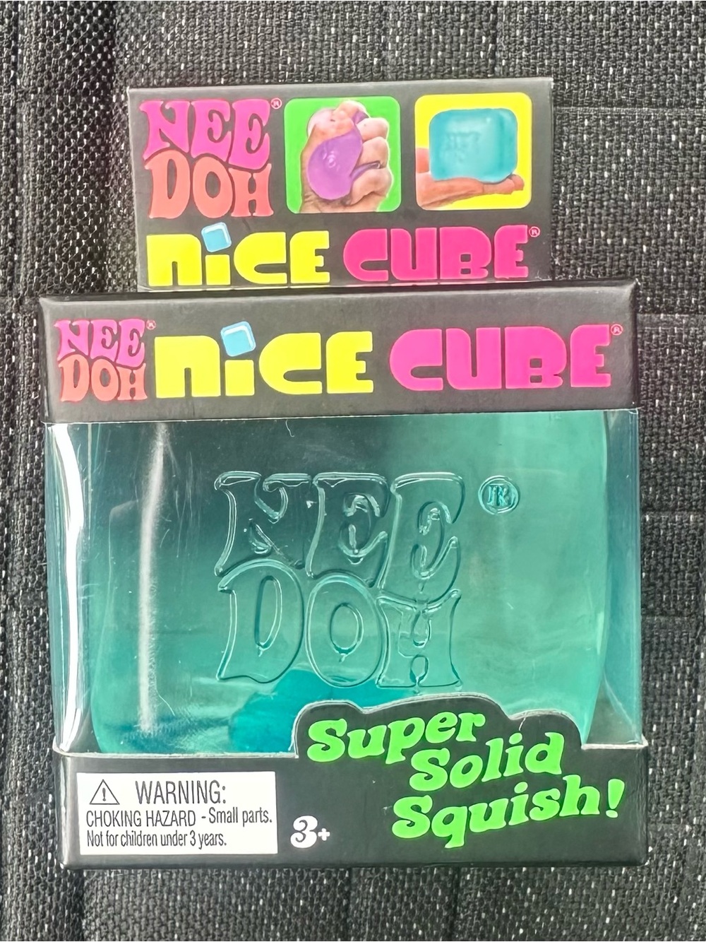 NeeDoh Nice Cube Super Solid Squish - Teal